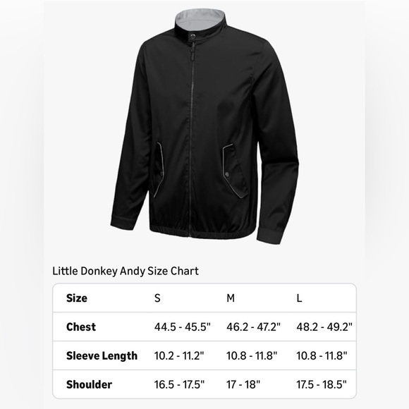 Stylish Black and Orange Reversible Waterproof Windbreaker for Men - Picture 4 of 6